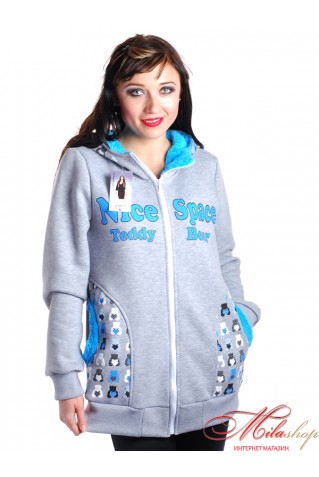 Женская толстовка "TEDDY Blue'